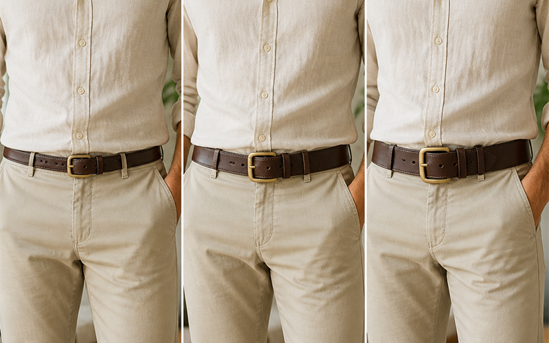 1" vs 1.25" vs 1.5" — Full-Grain Belt Width by Outfit