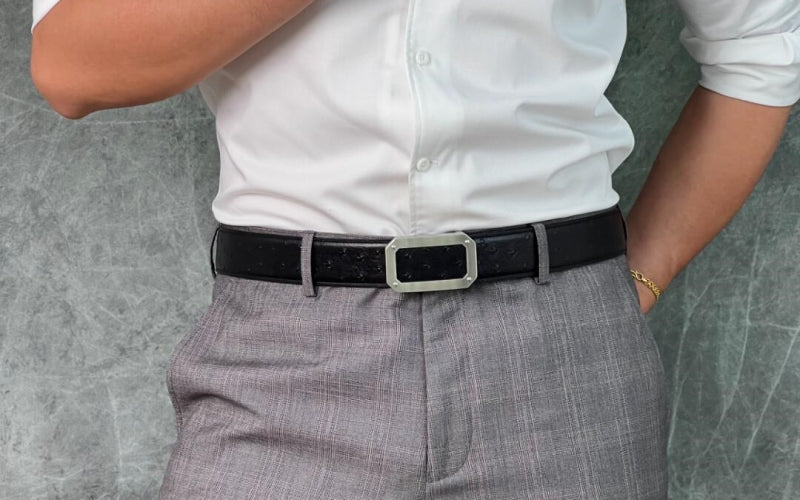 How to Wear a Belt with a Big Stomach for Men