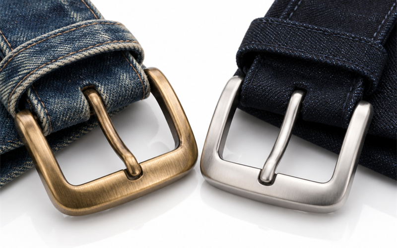 Brass vs Silver-Toned Buckles With Denim — The Rule