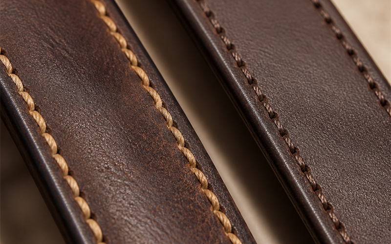 Hand-Stitched vs Machine-Stitched Full-Grain Belts — Honest Comparison