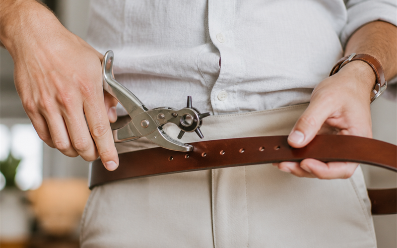How to Add an Extra Hole to a Leather Belt (Without Ruining It)