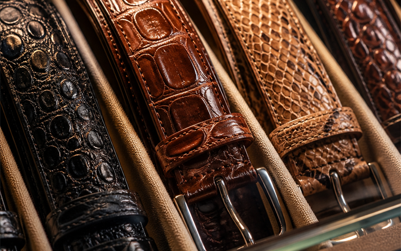 Insuring a Luxury or Exotic Leather Belt Collection