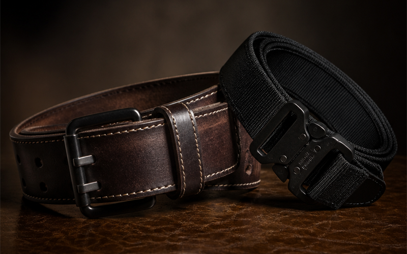 Leather Belt vs Cordura Nylon Tactical Belt: EDC Test