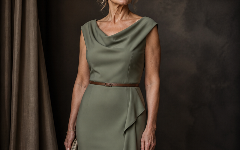Mother of the Bride: The Belted-Dress Power Move