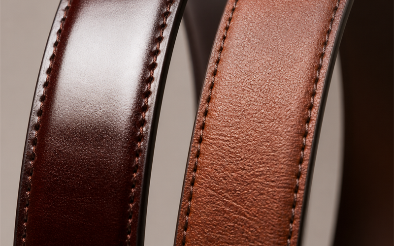 Polished vs Matte Calfskin Belts: Matching Finish to Your Shoes