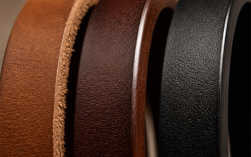 Raw Edge vs Burnished Edge vs Painted Edge — Full-Grain Finishing