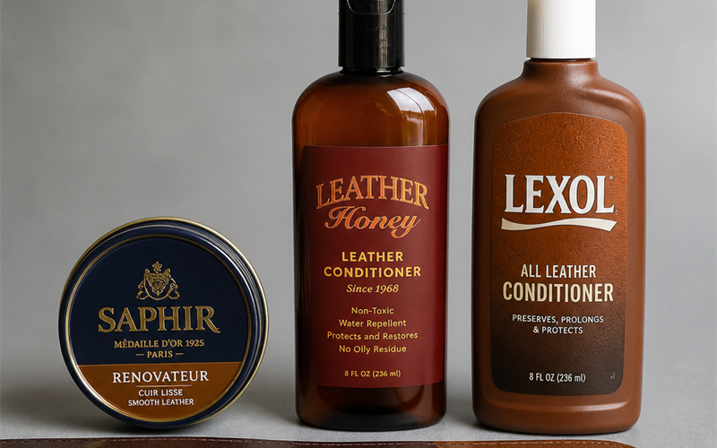 Saphir vs Leather Honey vs Lexol: The Belt Conditioner Comparison