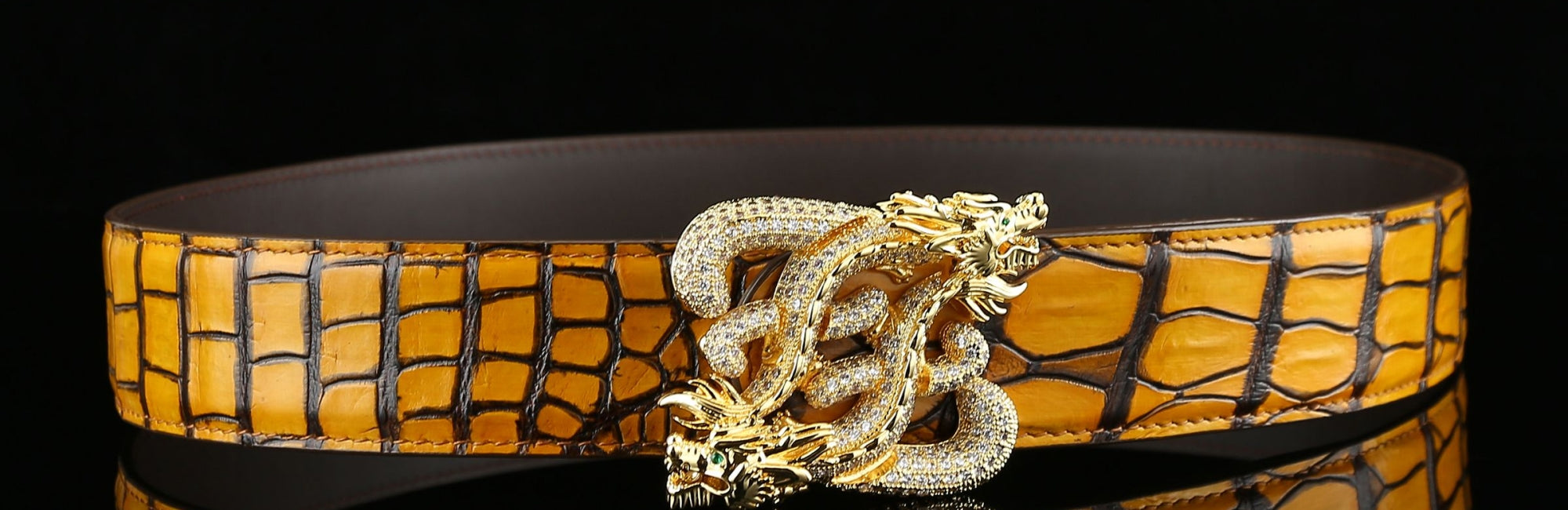 Plaque Buckle Belt - Plate Buckle Leather Belt for Men and Women