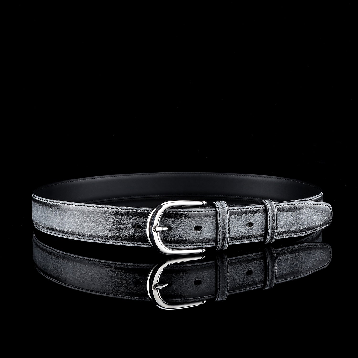 BELTLEY 35mm Waxed Full-Grain Bridle Leather for Men & Women