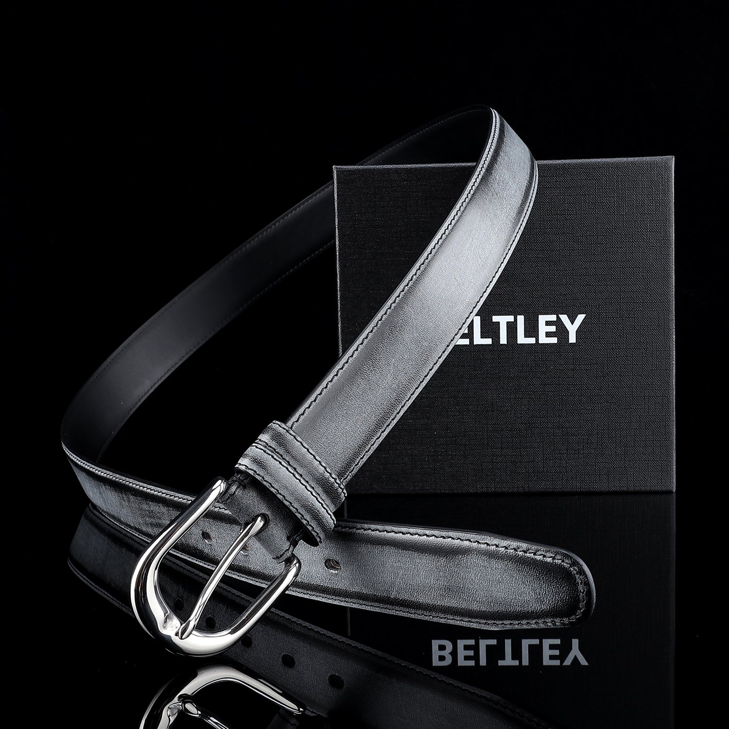 35mm Waxed Full-Grain Bridle Leather for Men & Women — lifestyle shot | BELTLEY
