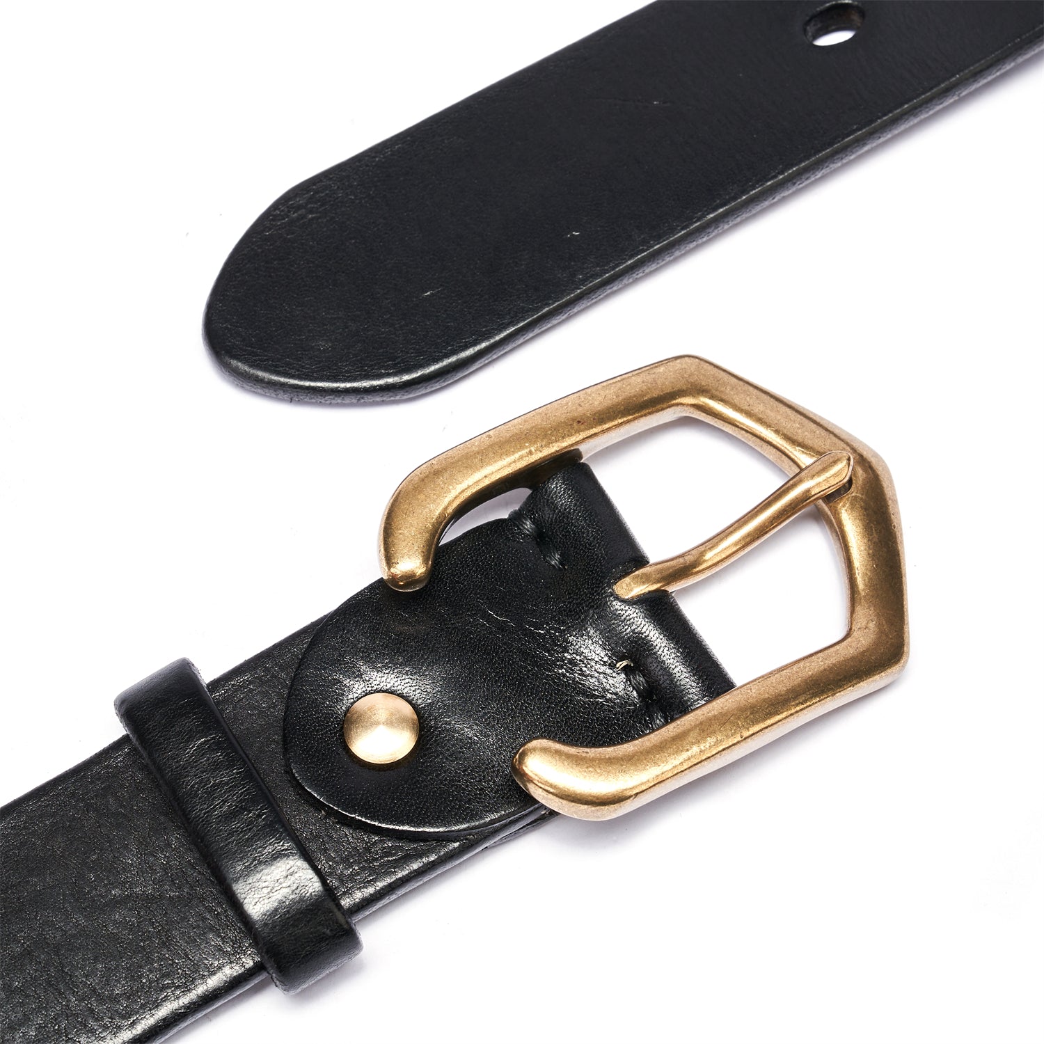 BELTLEY Black Full-Grain Leather Belt – Daily Engineered
