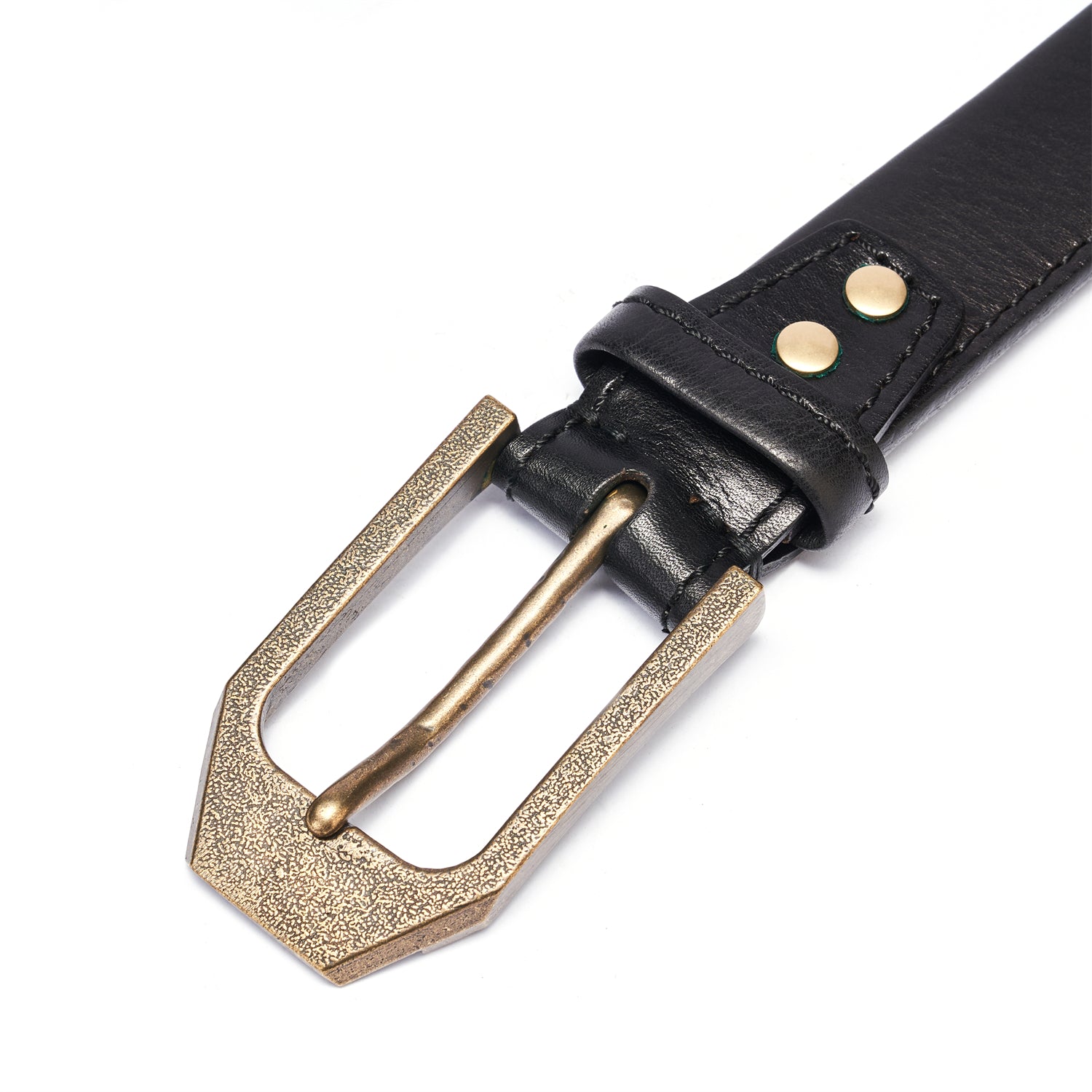 BELTLEY Black Heritage Belt 1.5 Super Heavy Duty Full-Grain Leather