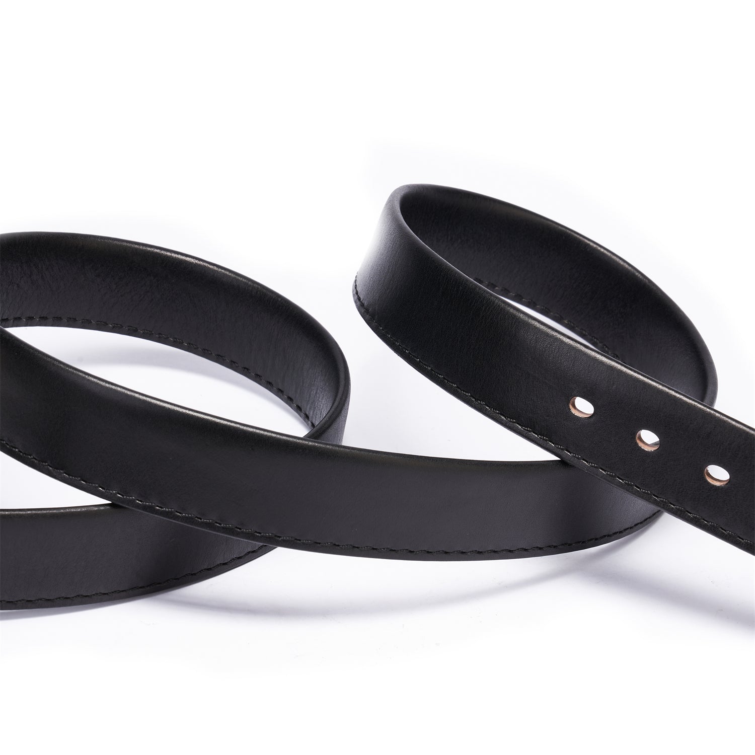 BELTLEY Black Heritage Belt 1.5 Super Heavy Duty Full-Grain Leather