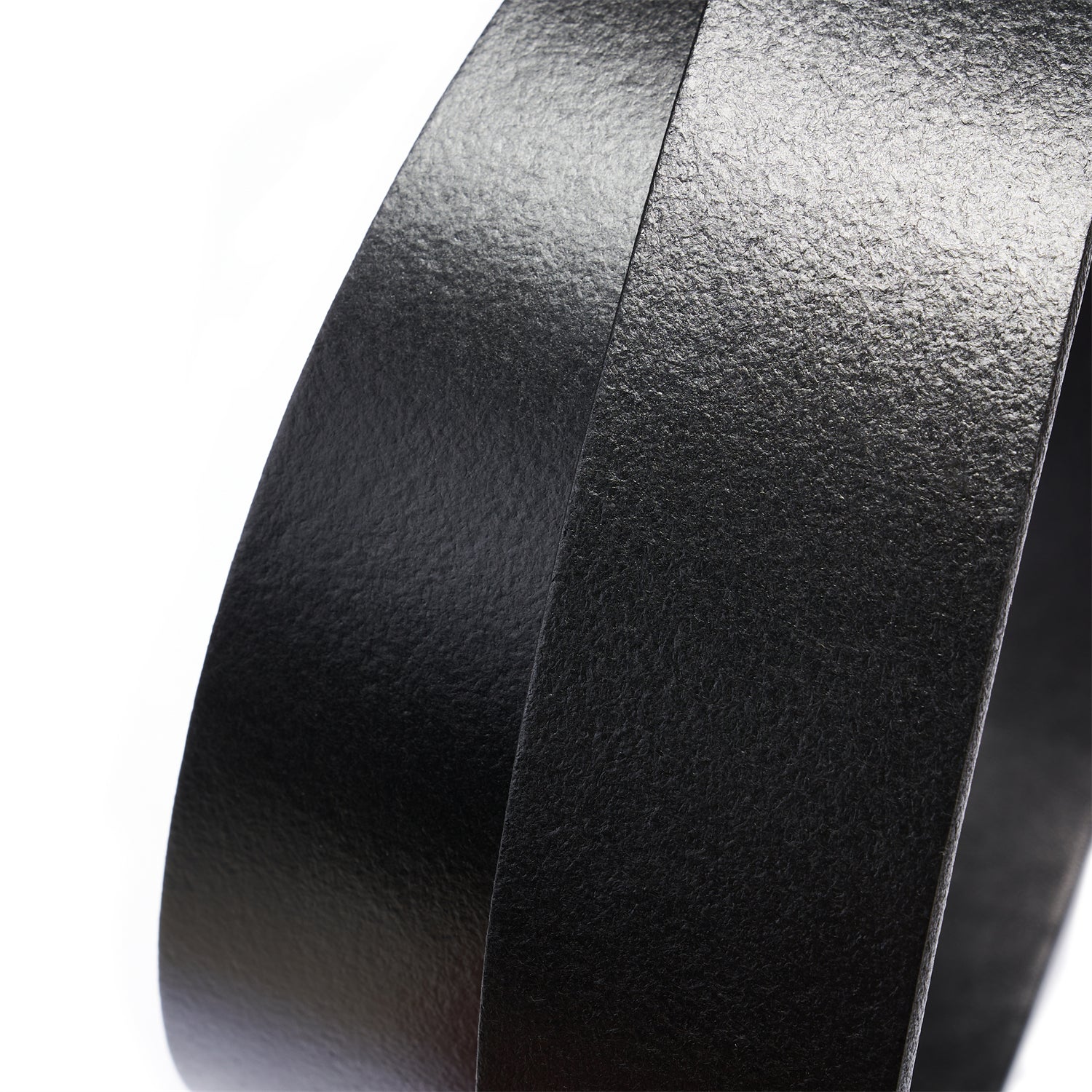 BELTLEY Black Heritage Belt – 38mm Full-Grain Leather with Stainless Steel Buckle