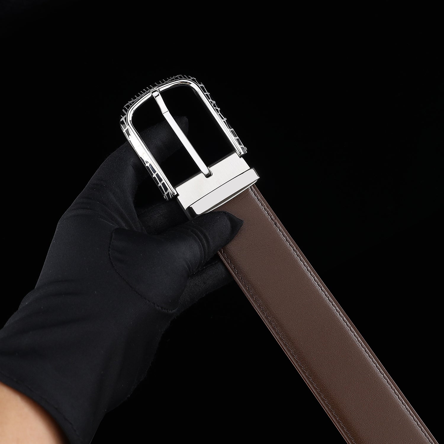 BELTLEY Classic Calfskin Leather Belt