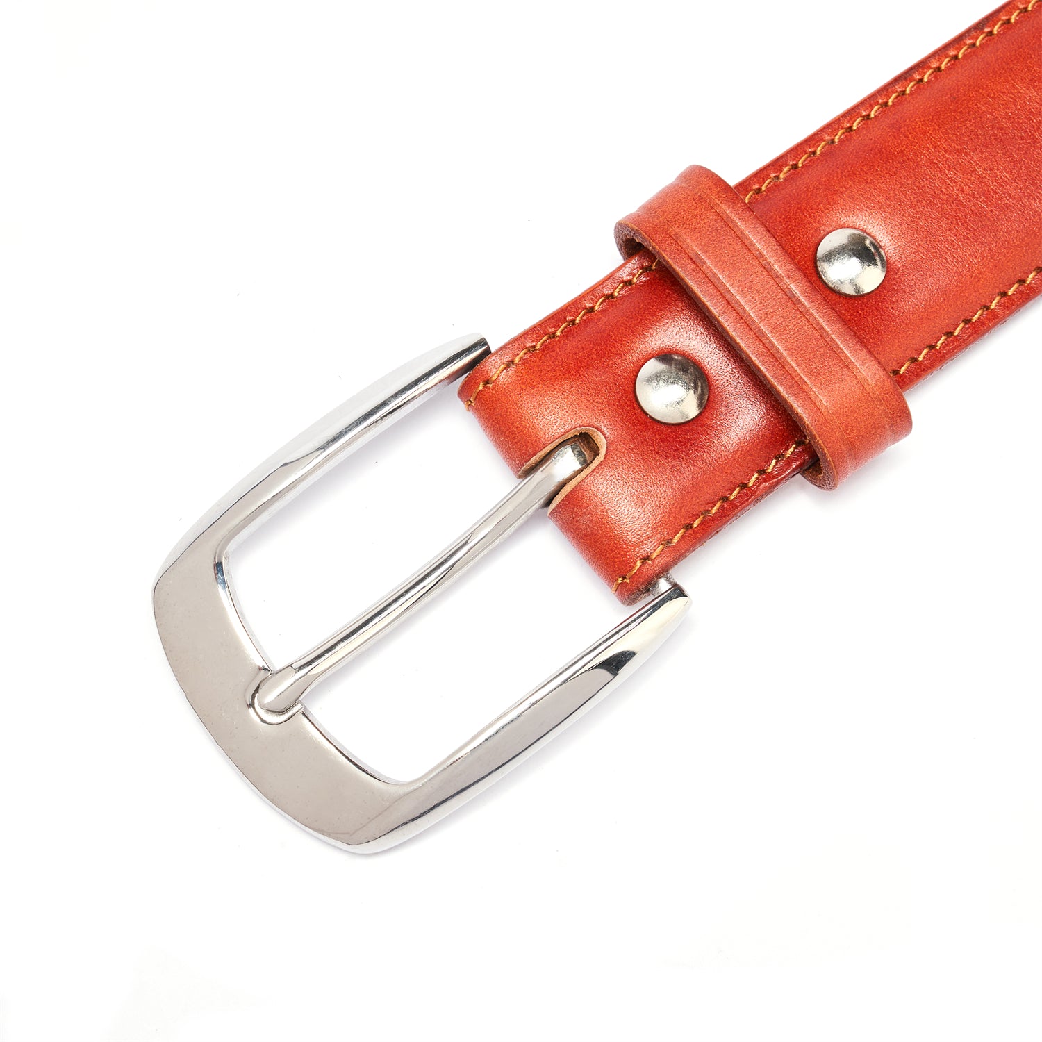 BELTLEY Heritage Dual-Layer Belt – 1.5“ Full-Grain Leather in Brown