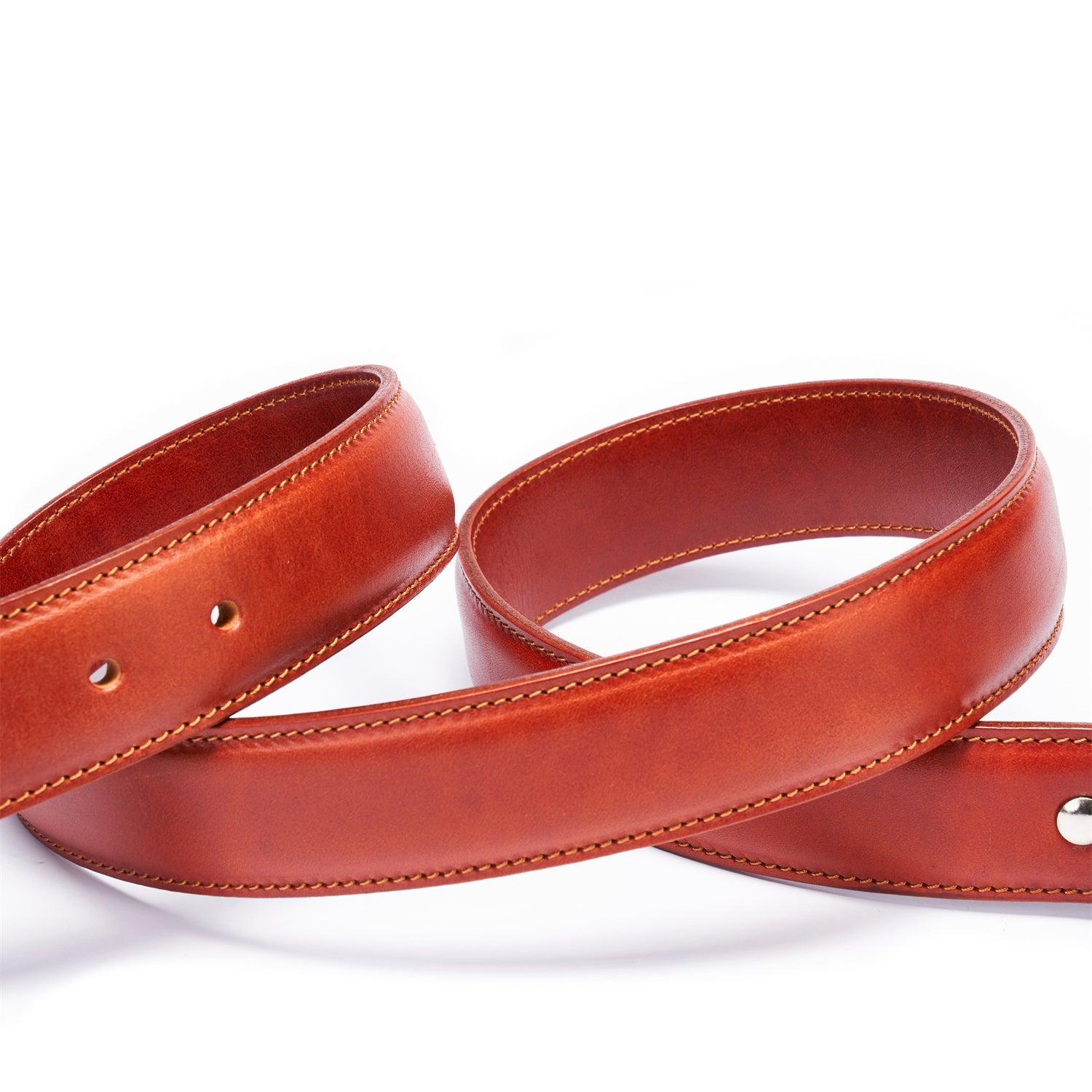 BELTLEY Heritage Dual-Layer Belt – 1.5“ Full-Grain Leather in Brown