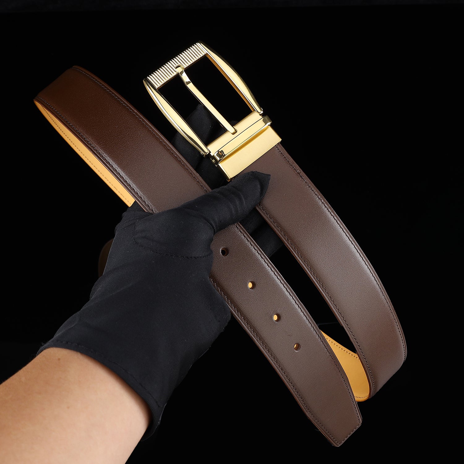 BELTLEY Genuine Calfskin Everyday Belt