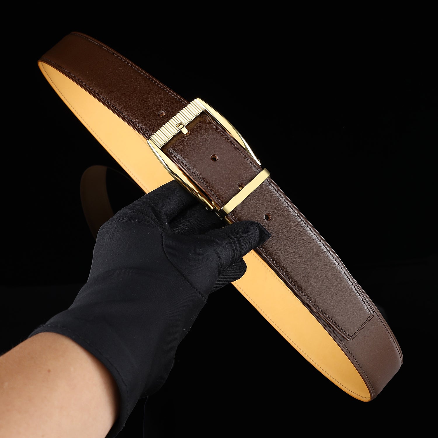 BELTLEY Genuine Calfskin Everyday Belt