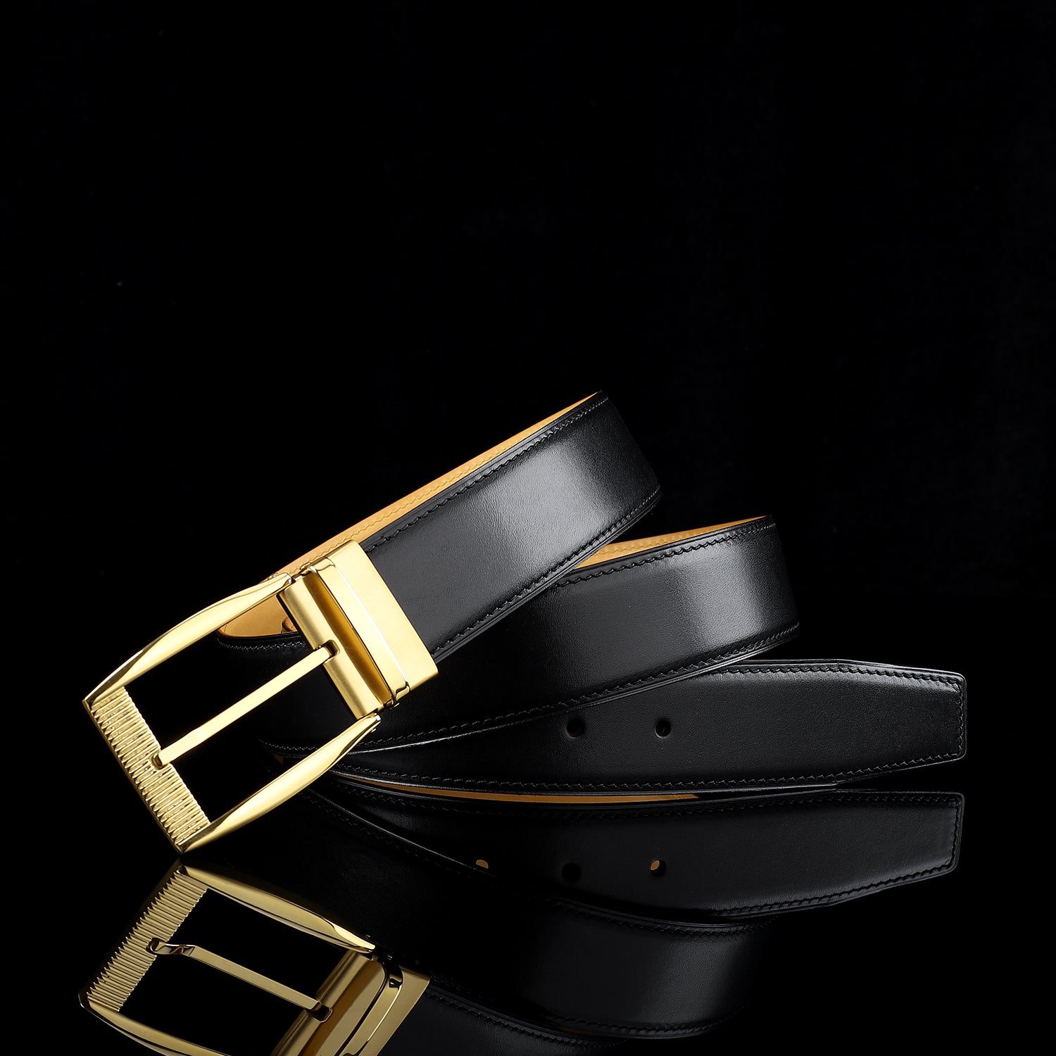BELTLEY Genuine Calfskin Everyday Belt