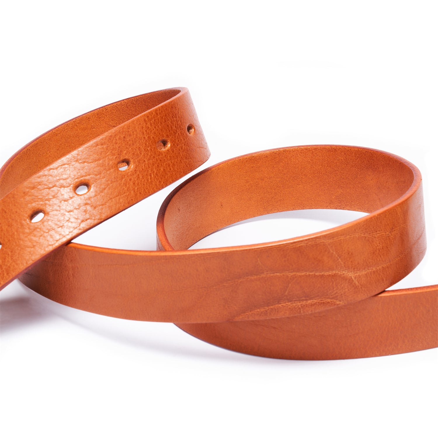 BELTLEY Khaki Everyday Leather Belt 1.5” - Full Grain SS Buckle