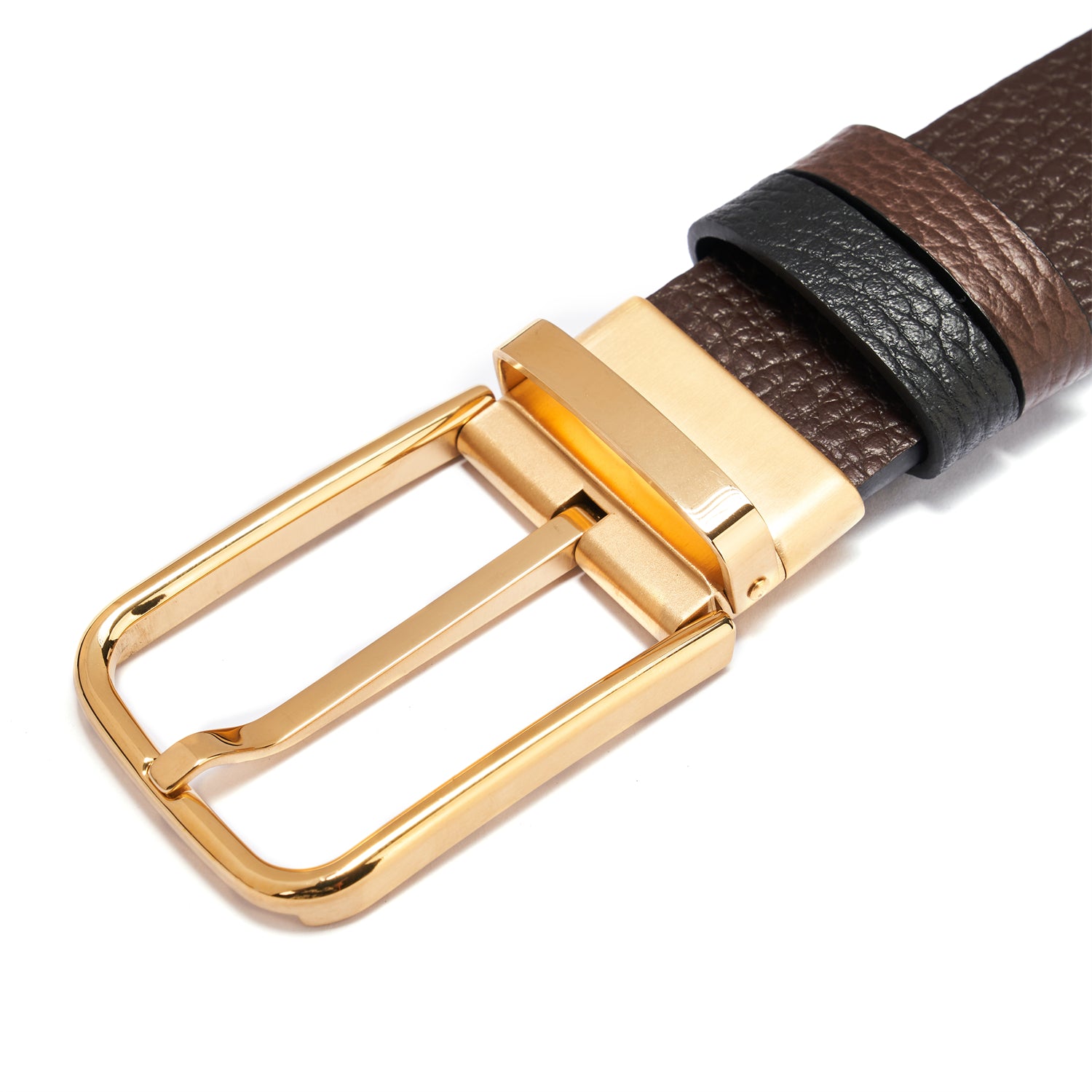 BELTLEY LuxeAffair Reversible Espresso/Black Belt 1.38 Width