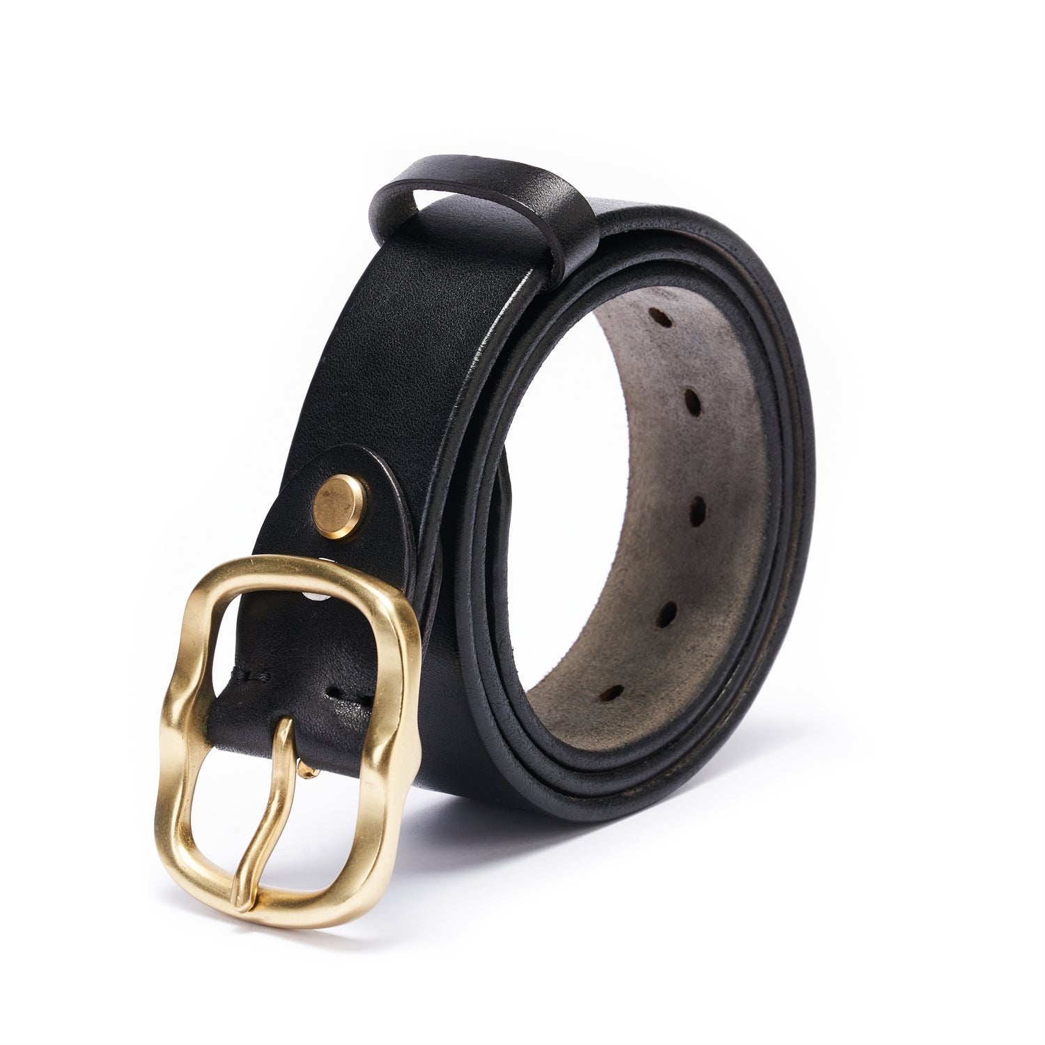 BELTLEY Minimalist Belt – 1.5” Full-Grain Leather in Black