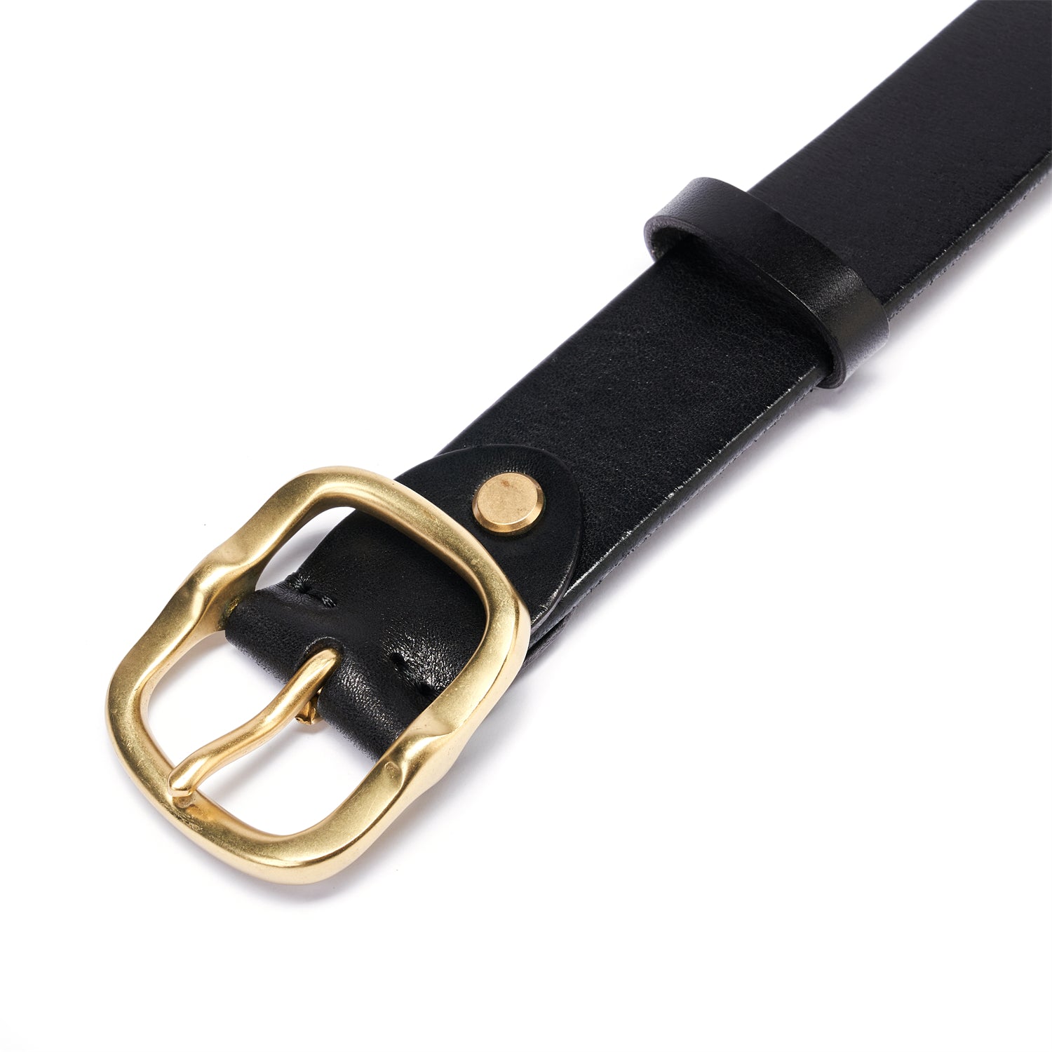 BELTLEY Minimalist Belt – 1.5” Full-Grain Leather in Black