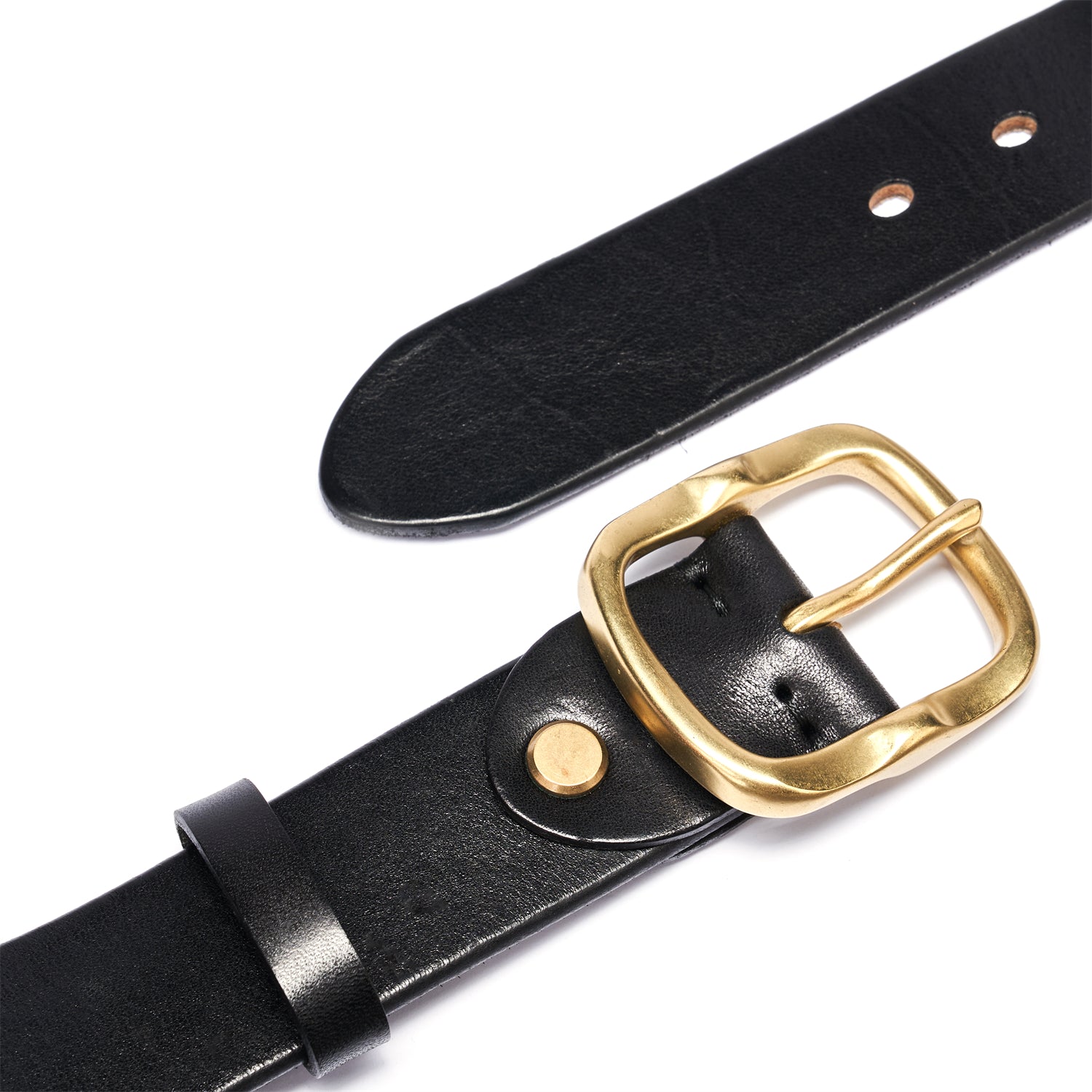 BELTLEY Minimalist Belt – 1.5” Full-Grain Leather in Black