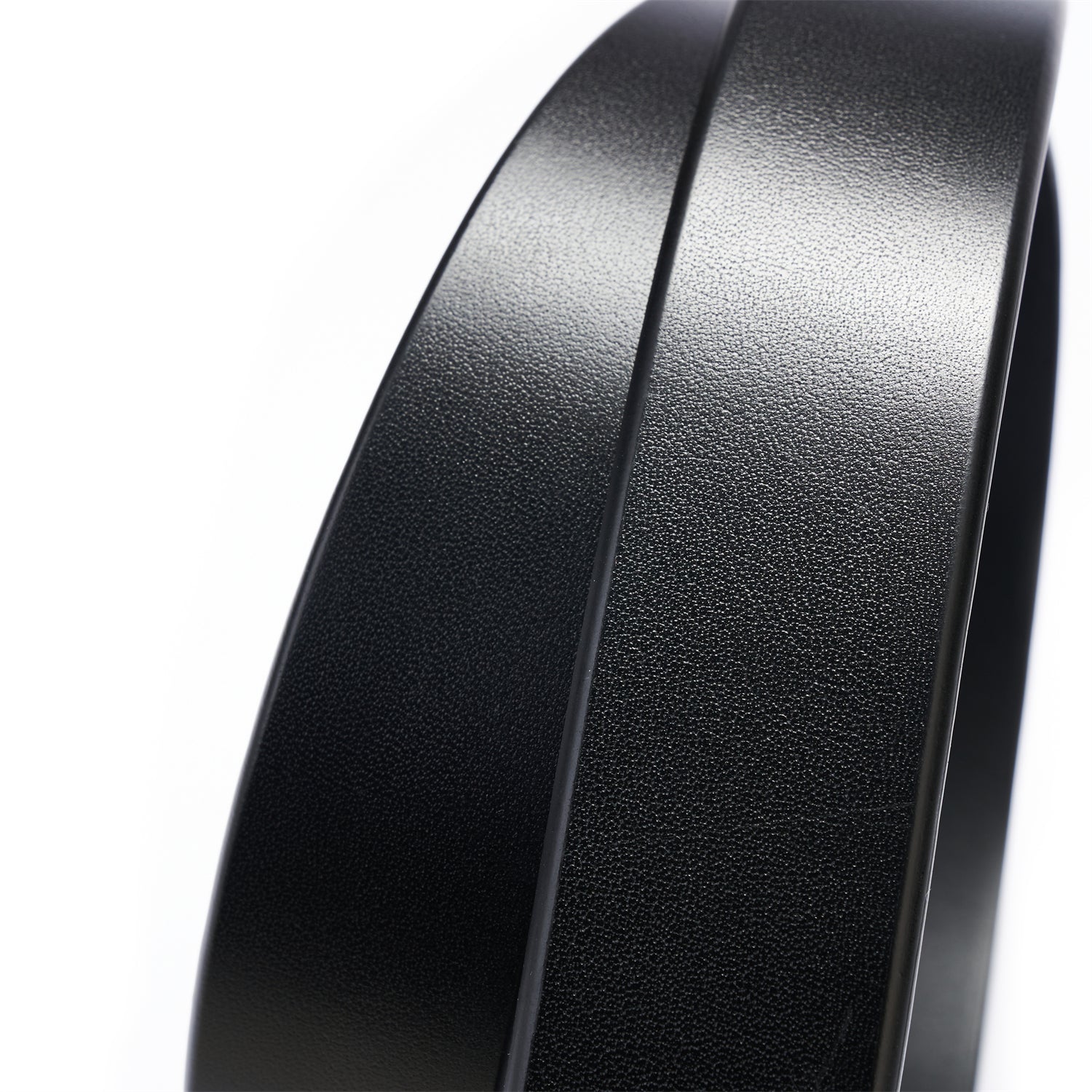 BELTLEY Piano Black Slim Belt for Women