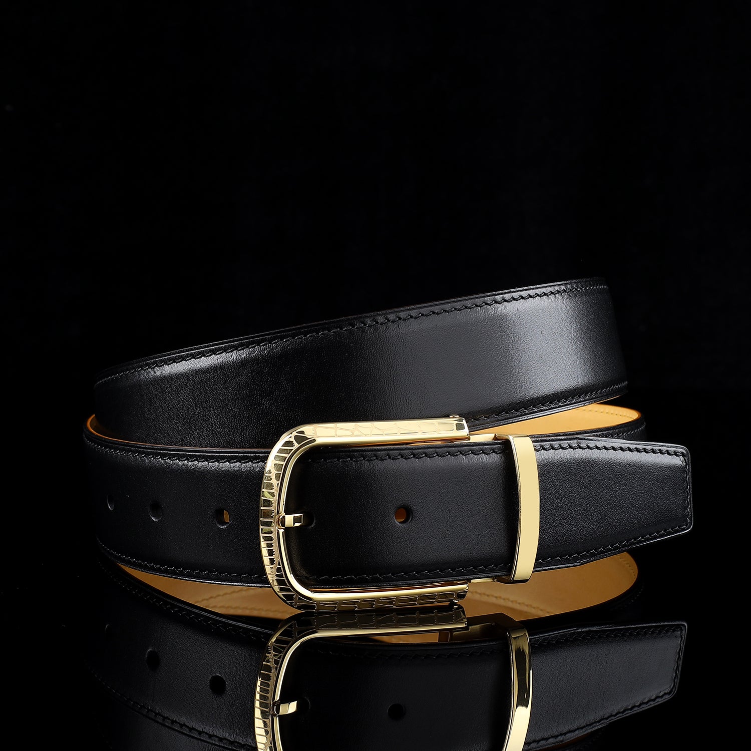 BELTLEY Premium Calfskin Everyday Belt for Men