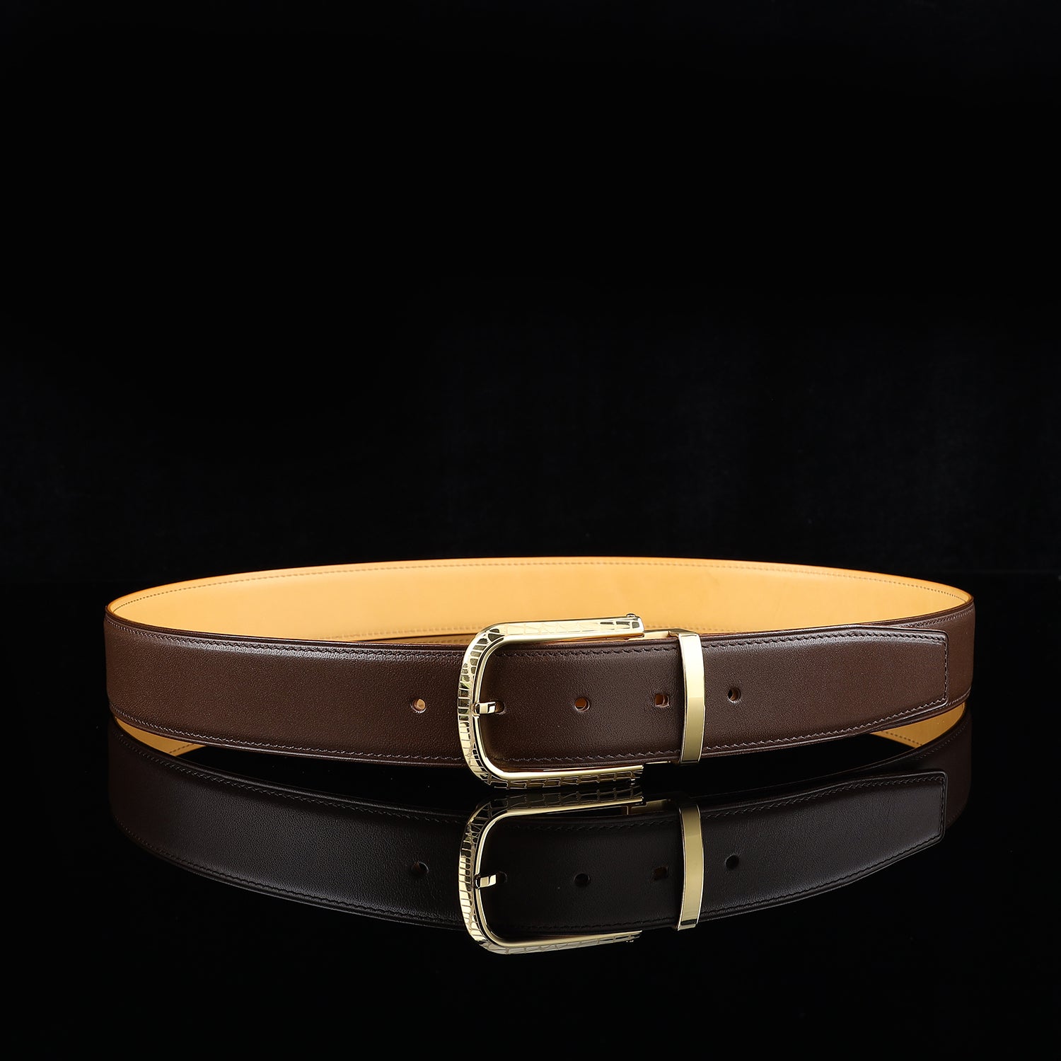 BELTLEY Premium Calfskin Everyday Belt for Men