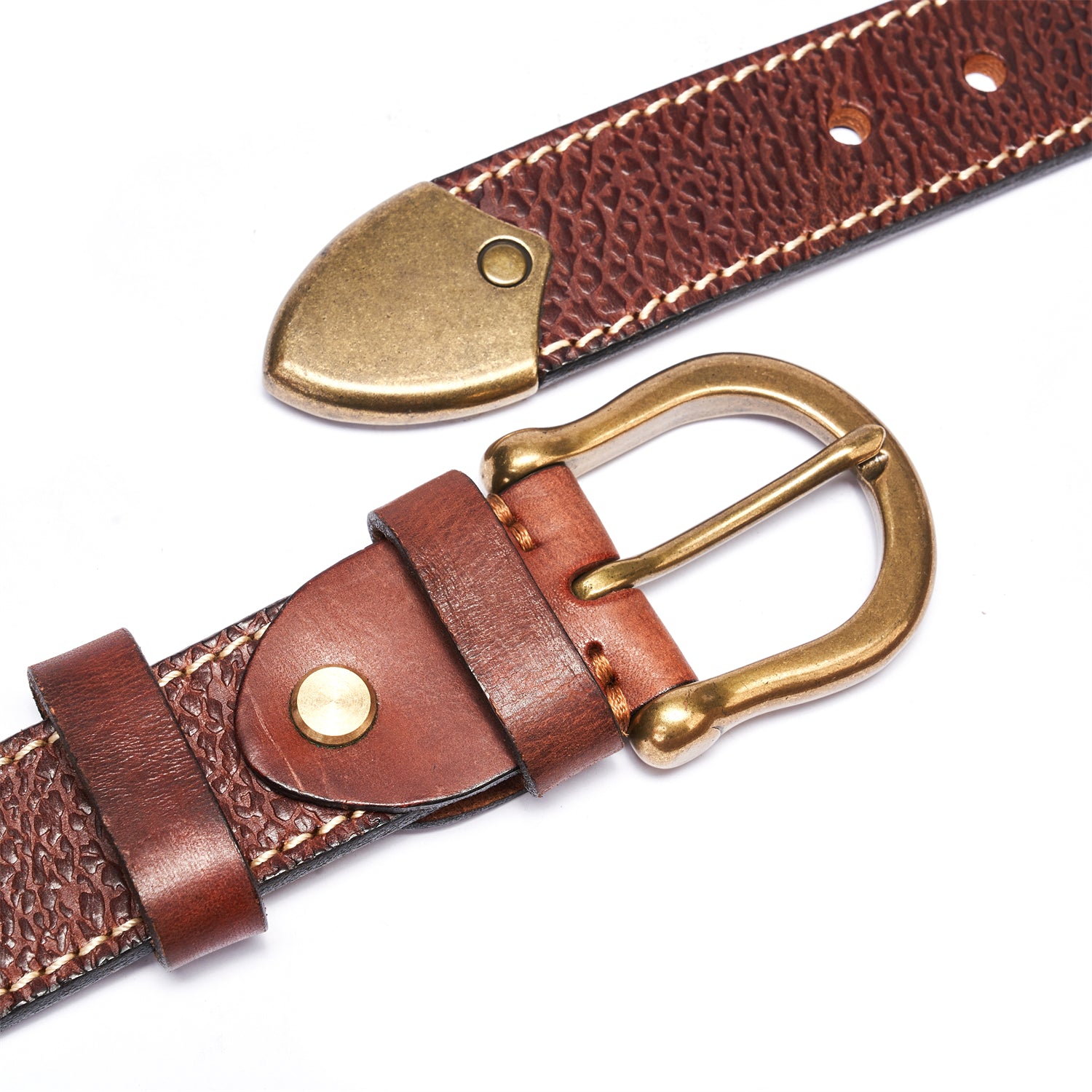 BELTLEY Reinforced 1.5’’ Belt in in Heritage Saddle Brown