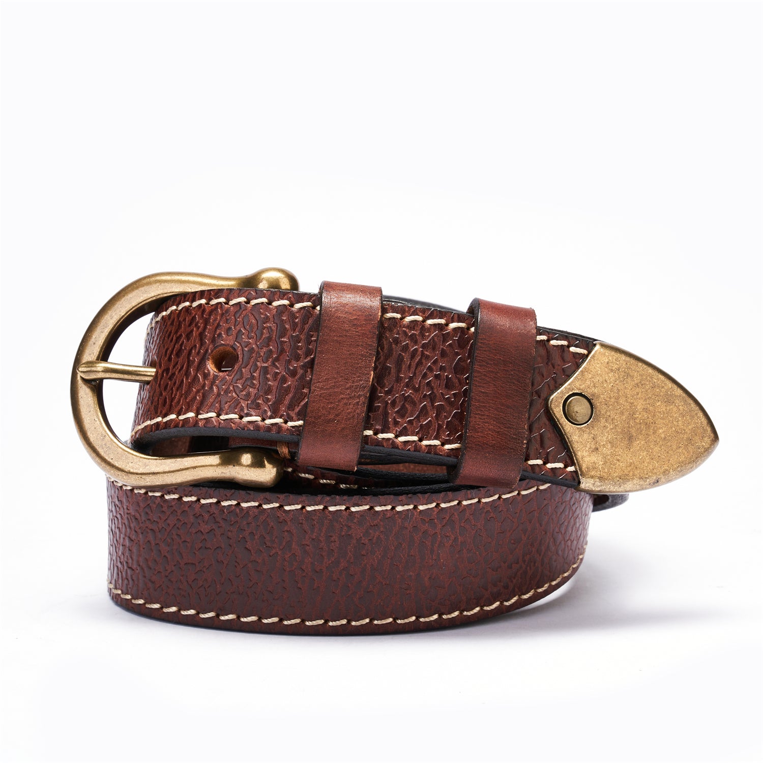 BELTLEY Reinforced 1.5’’ Belt in in Heritage Saddle Brown