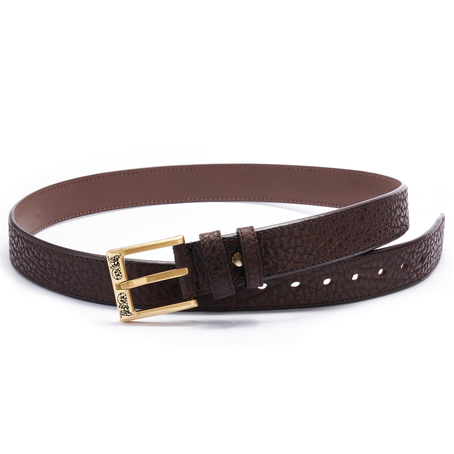 BELTLEY The Ultimate Rugged Belt-Espresso Bison Texture, 1.5 Inches