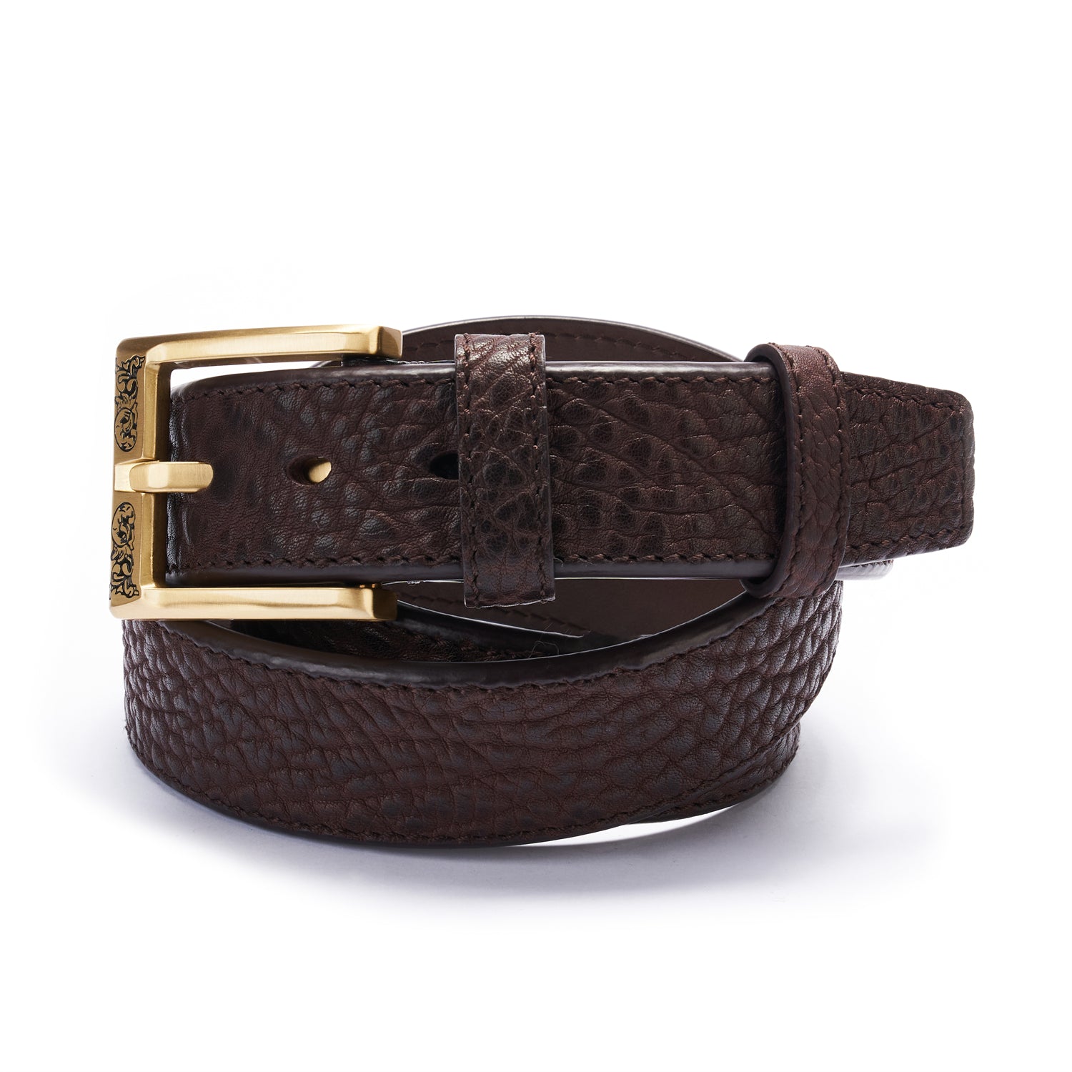 BELTLEY The Ultimate Rugged Belt-Espresso Bison Texture, 1.5 Inches