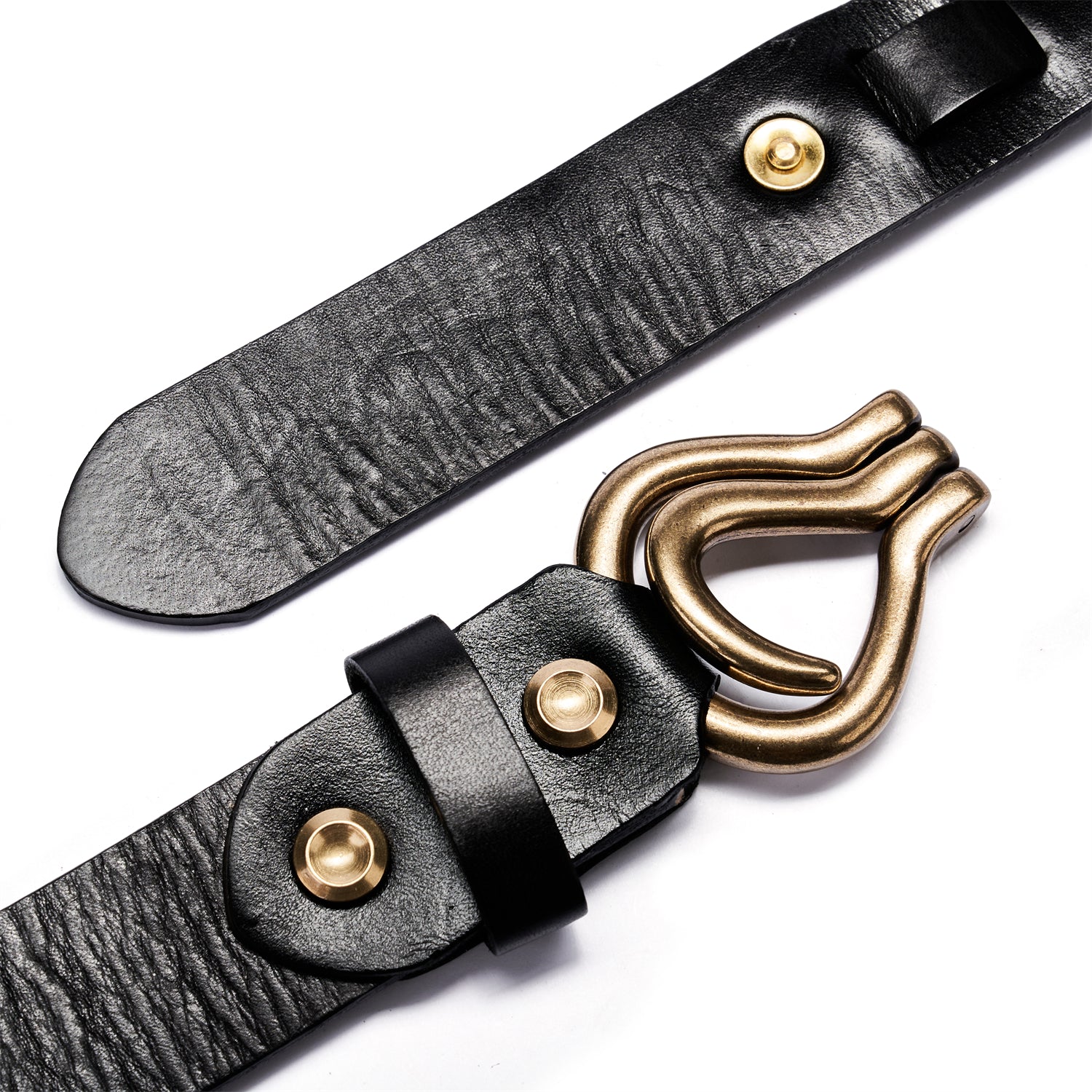 BELTLEY Unisex Black Quick-Deployment Belt – 1.25” Handmade
