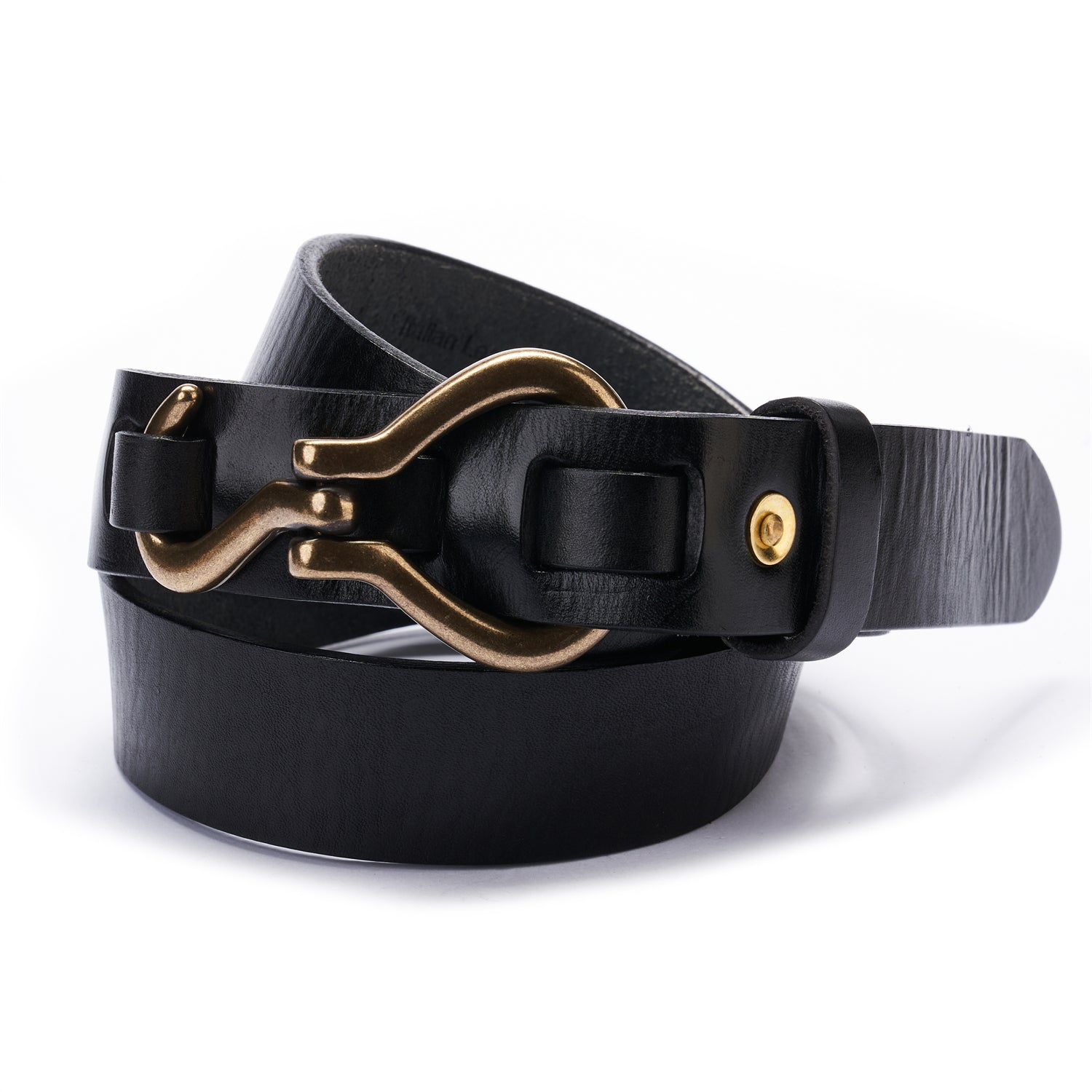 BELTLEY Unisex Black Quick-Deployment Belt – 1.25” Handmade