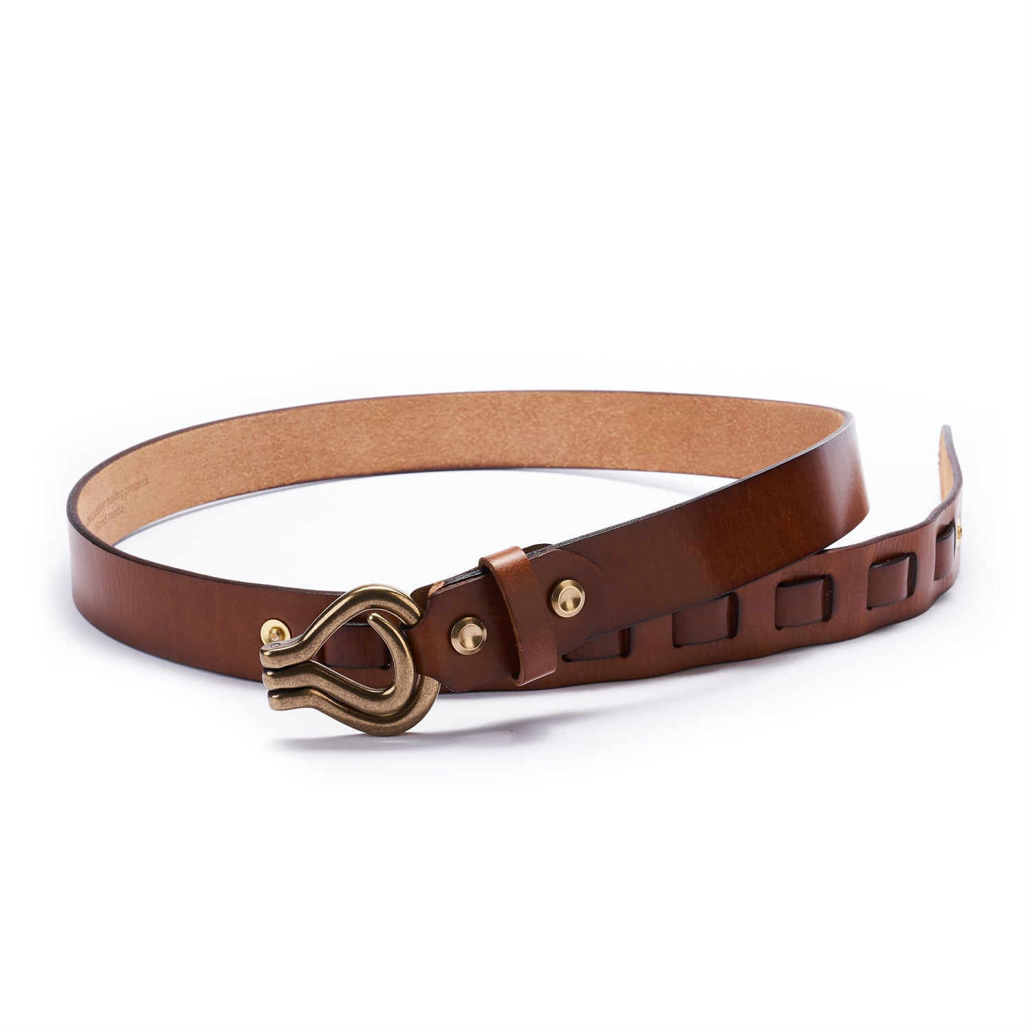 BELTLEY Unisex Brown Quick-Deployment Belt(1.25 Inches)