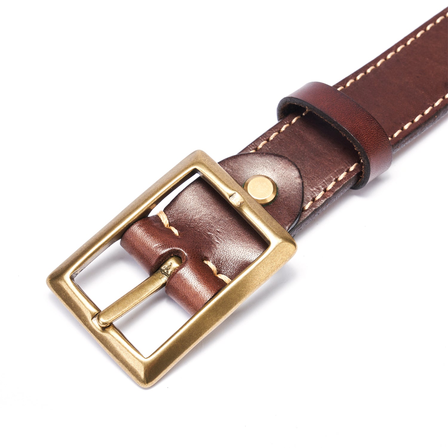 BELTLEY Unisex Reversible Belt 1.38 - Brown to Coco Full-Grain Leather