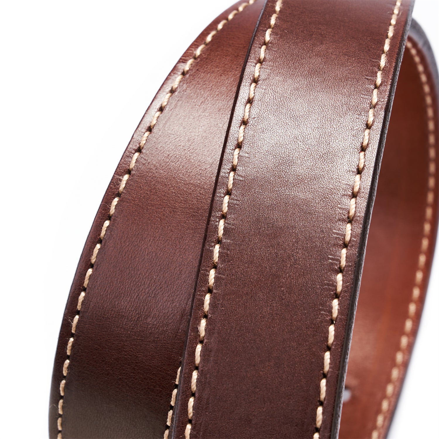 BELTLEY Unisex Reversible Belt 1.38 - Brown to Coco Full-Grain Leather