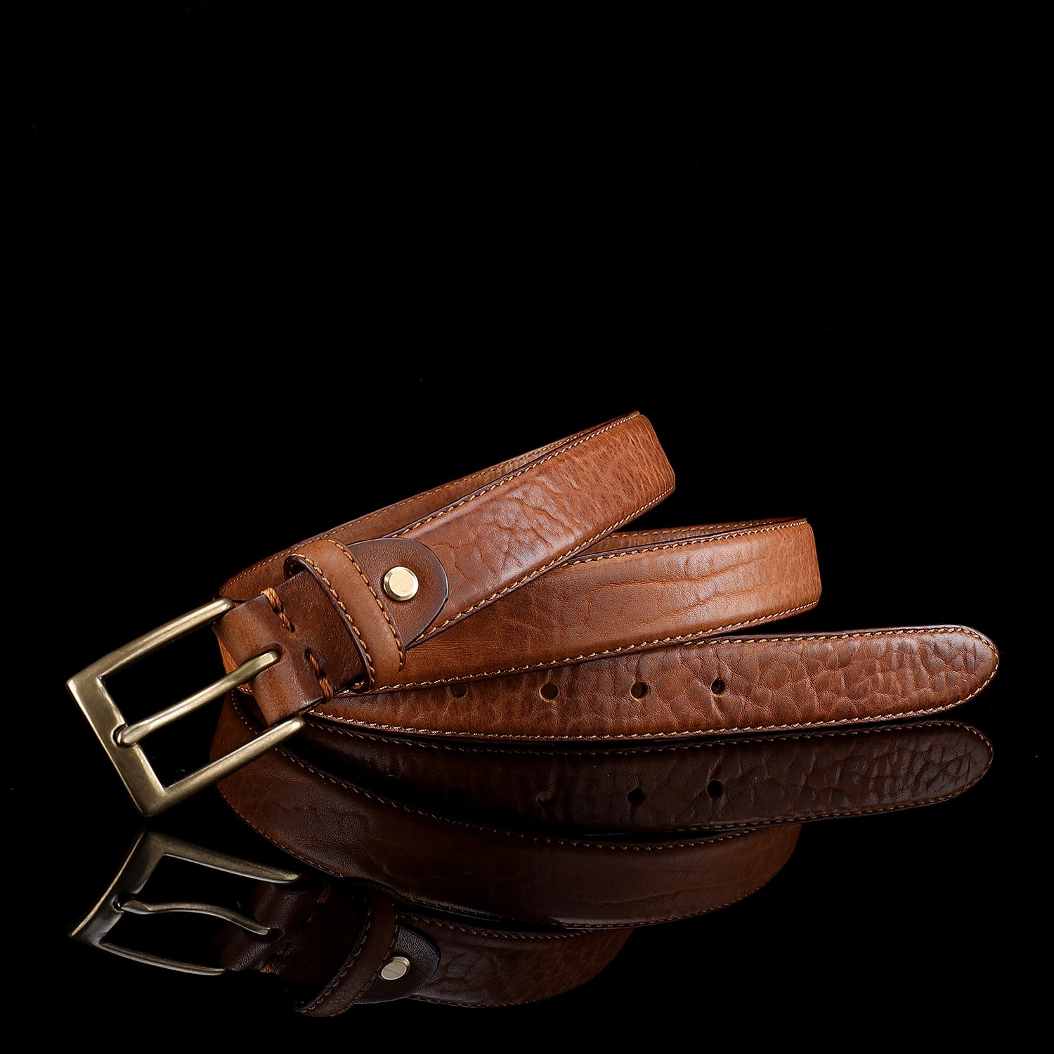 Beltley 1.1" Women's Distressed Tan Belt