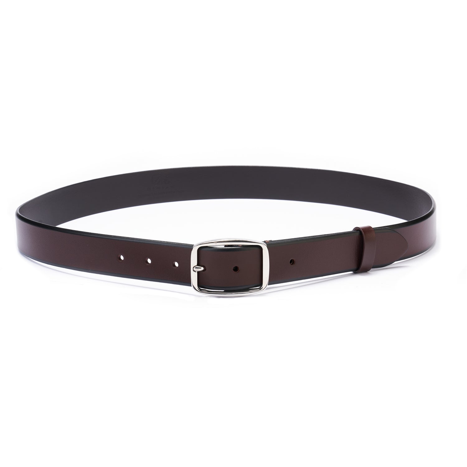 BELTLEY Dark Brown Slim Belt for Women – 1.38"