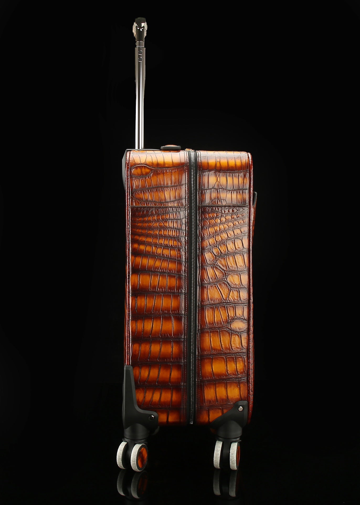 BELTLEY Hand-Burnished Nile Crocodile Spinner Luggage