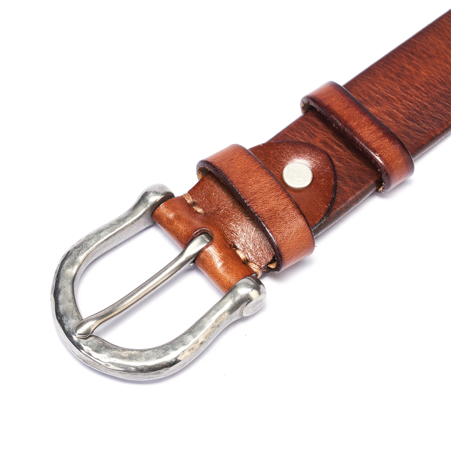 Heritage Brown Belt in Aged Full-Grain Leather With Antiqued Buckle & 38mm Width