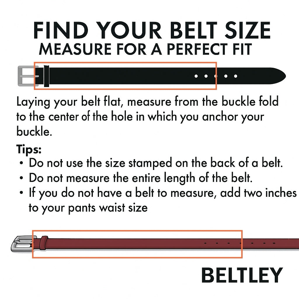 BELTLEY Handmade Brown Distressed Leather Belt For Men&Women