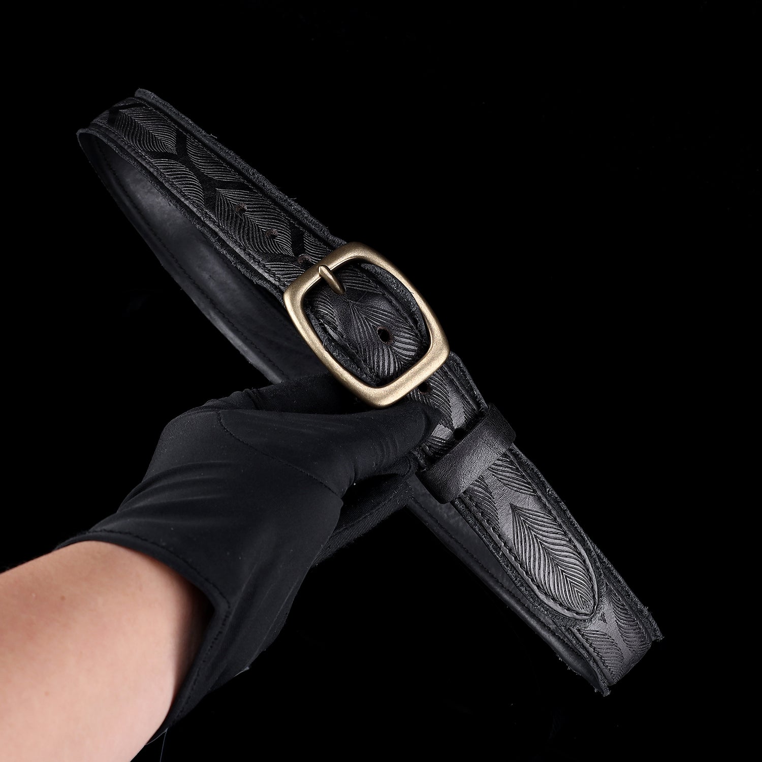 BELTLEY 1.38" Wide Vintage Casual Jeans Belt with Antique Brass Buckle (Brown & Black)