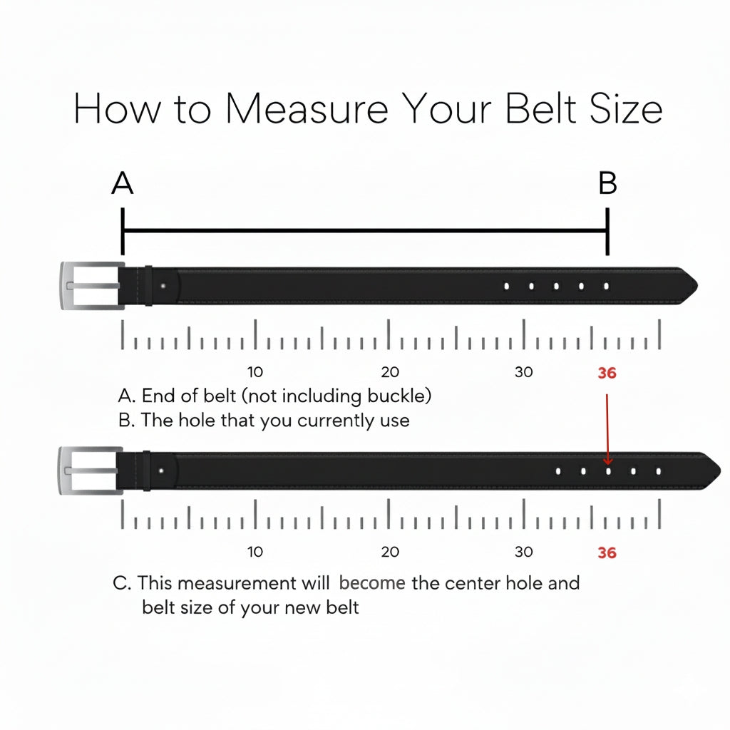 BELTLEY 1.5” Black Cowhide Casual Everyday Belt