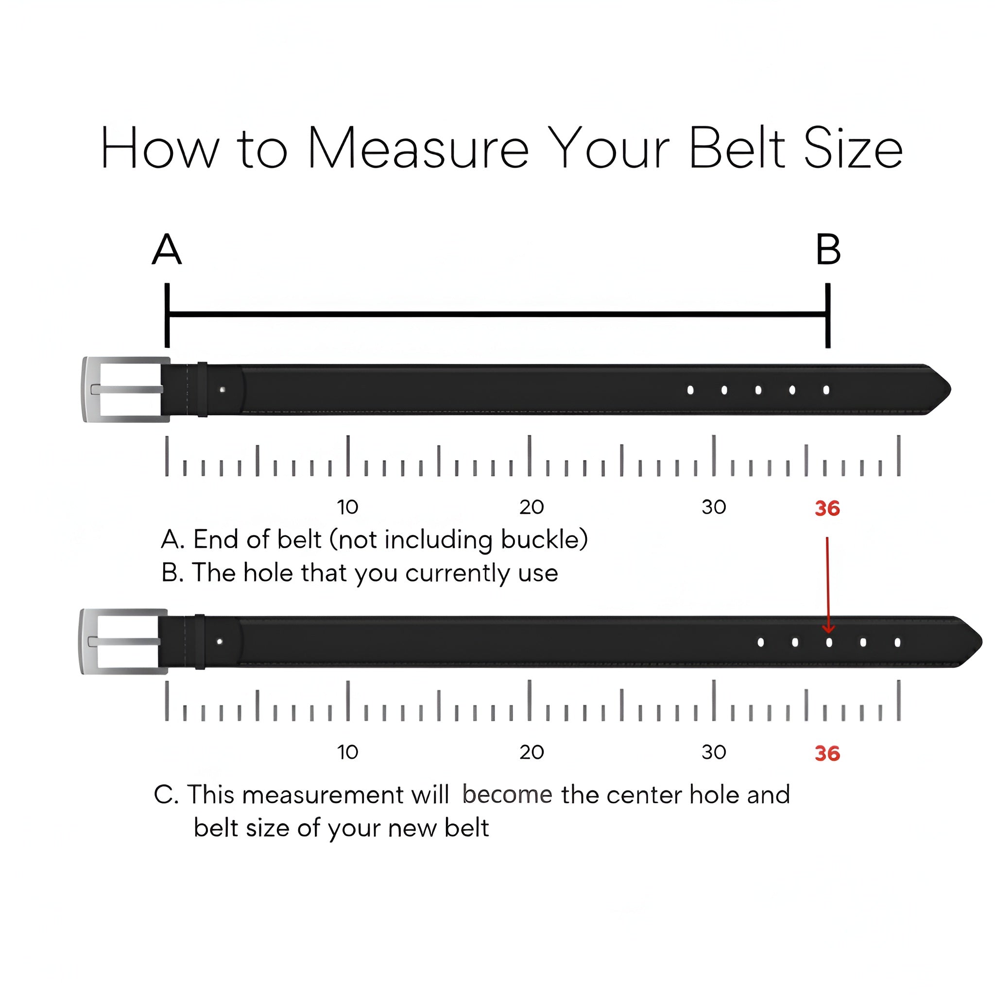 BELTLEY Unisex Calfskin Leather Belt with “Unique” Buckle