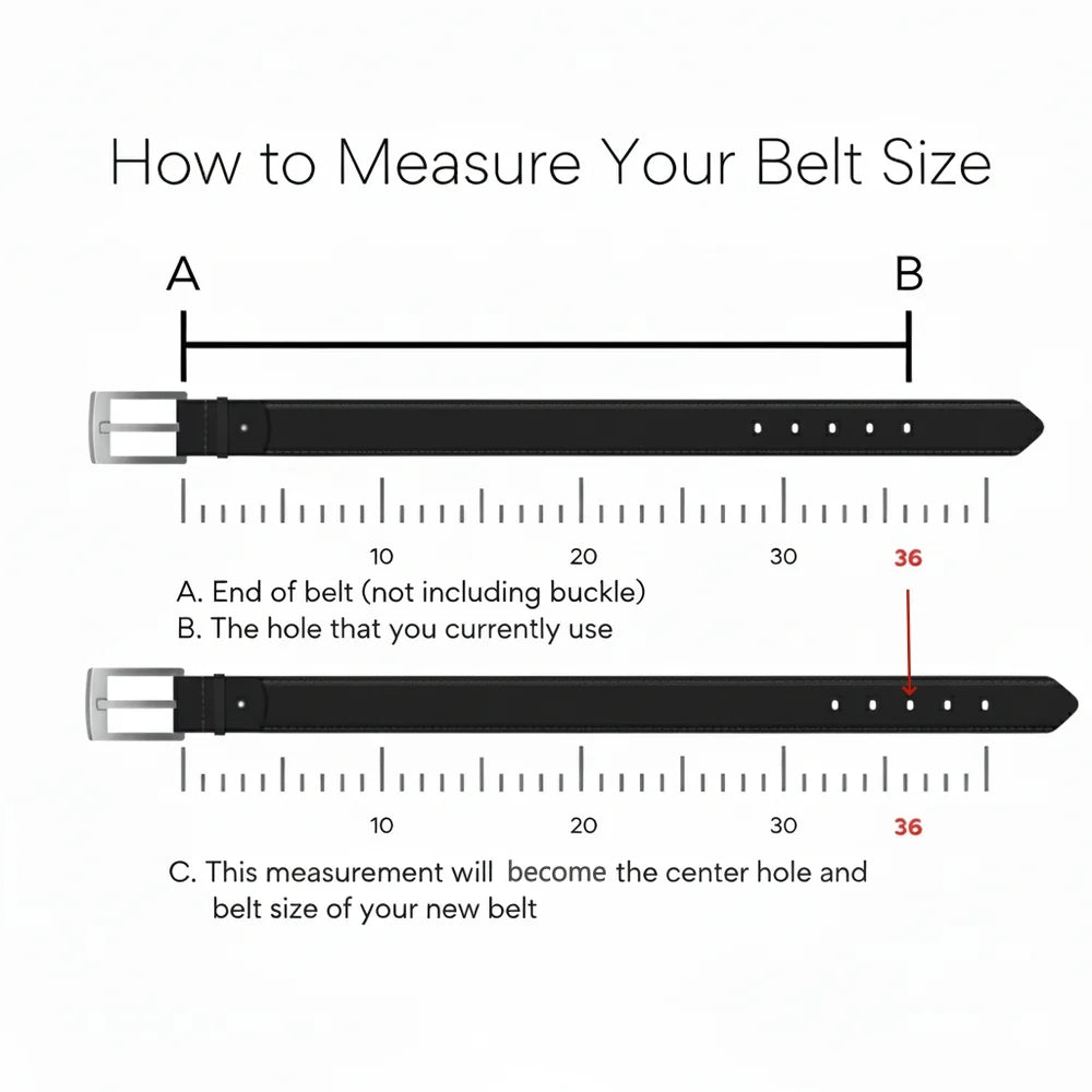 BELTLEY Black Real Alligator Leather Belt – 1.38" | Unisex